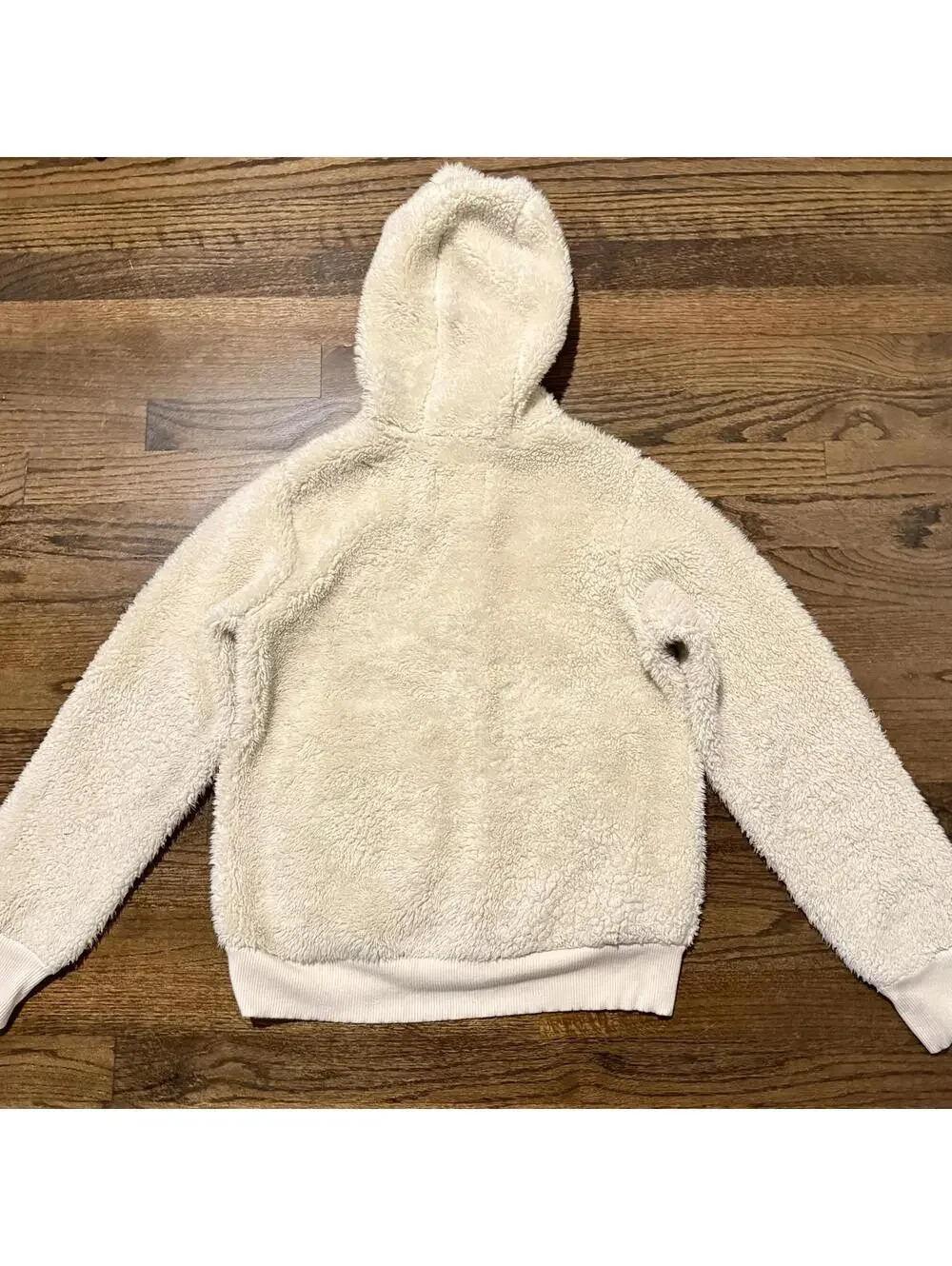 Athleta Girl So Snug Sherpa Chantilly Cream Chantilly Cream Jacket SZ XL/14